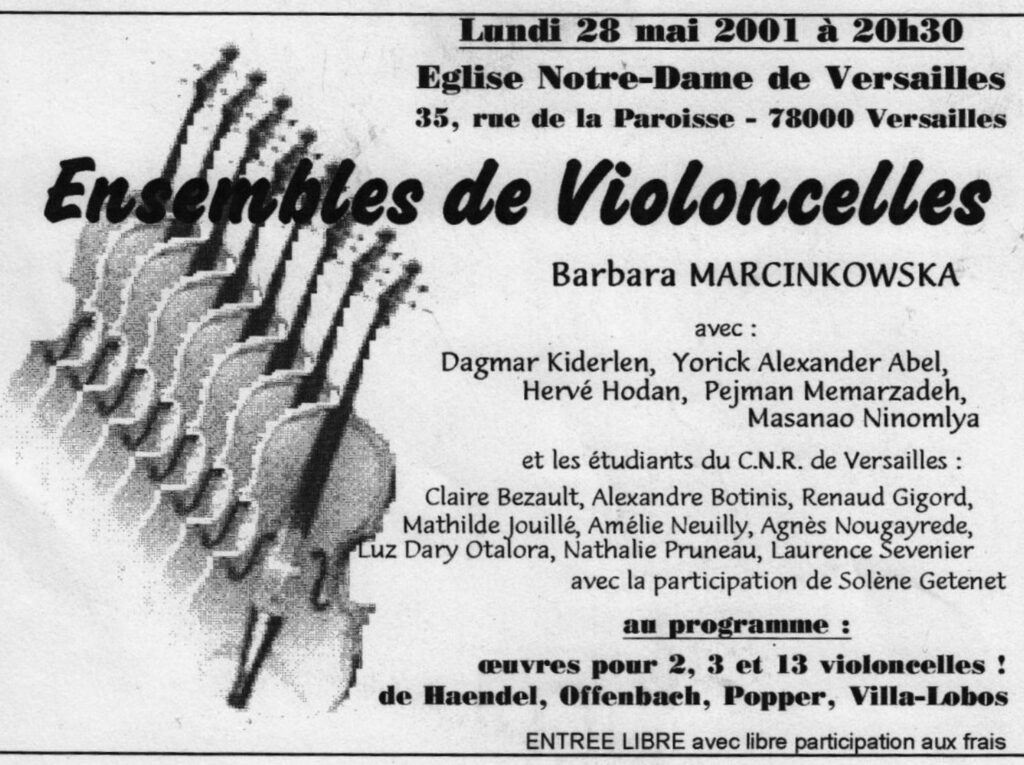Ensembles de Violoncelles_Barbara_Marcinkowska