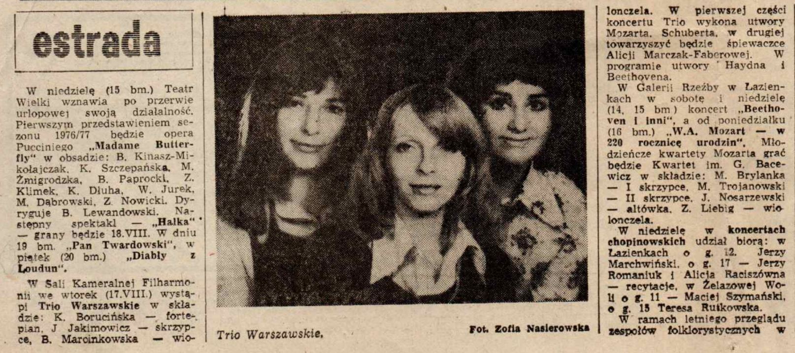 ESTRADA_trio_warszawskie